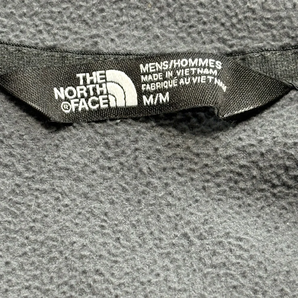 The North Face Mens TKA 100 Glacier quarter /4 Zip Fleece Pullover Grey M Hiking